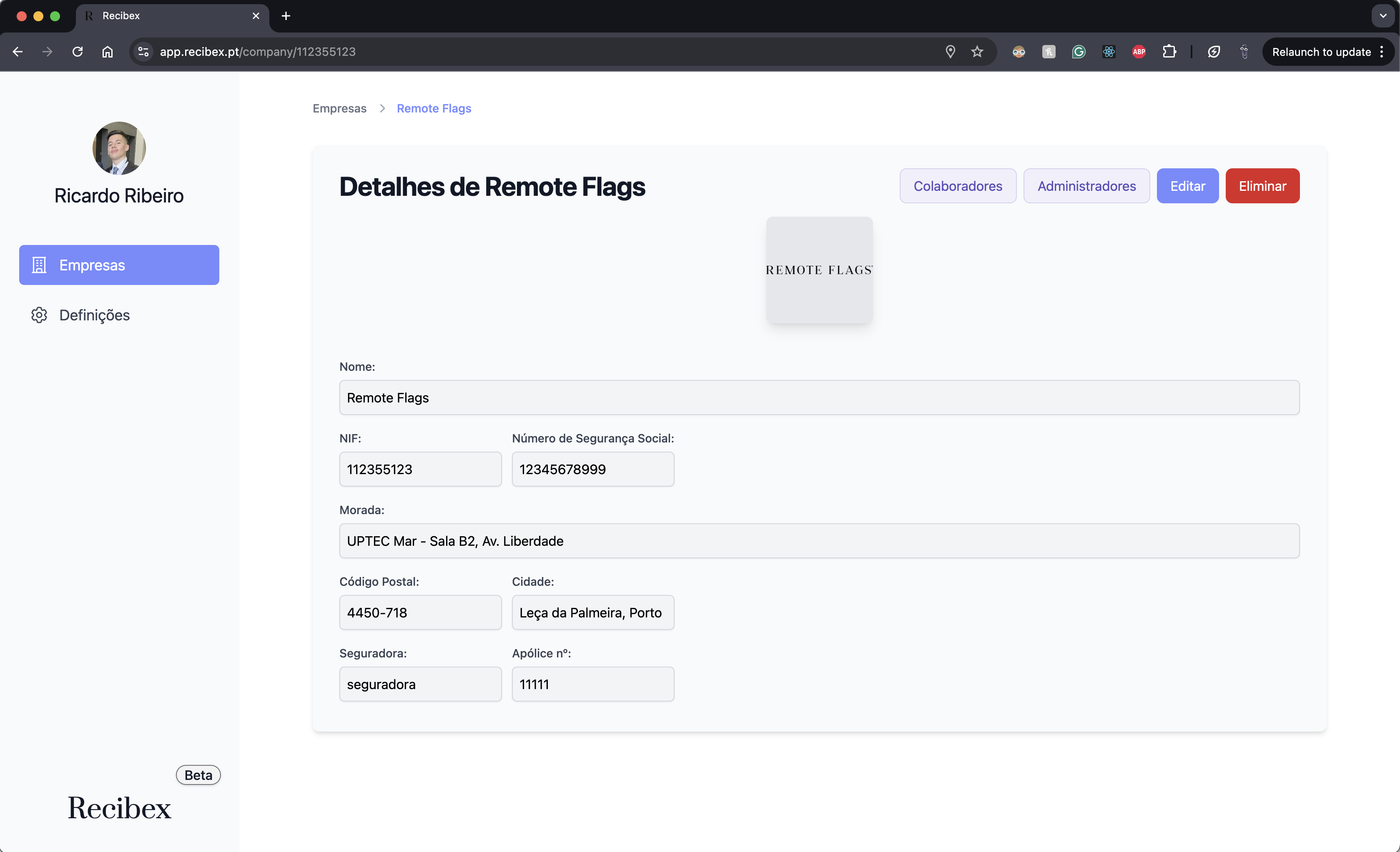 Recibex Screenshot 3